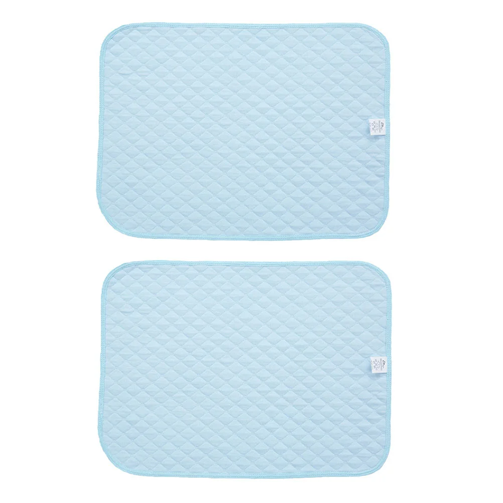 

2 Pcs Baby Changing Mat Diaper Newborn Urine Washable Water Proof Waterproof Pad Cotton