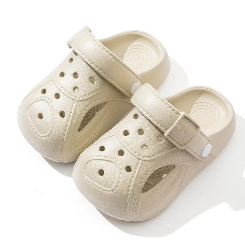 2026 Kids Sandals Hole Children's Shoes Slippers Soft Anti-Skid Simple DIY Design Hole Baby Shoes Sandy Beach For Boys Girls - view 4