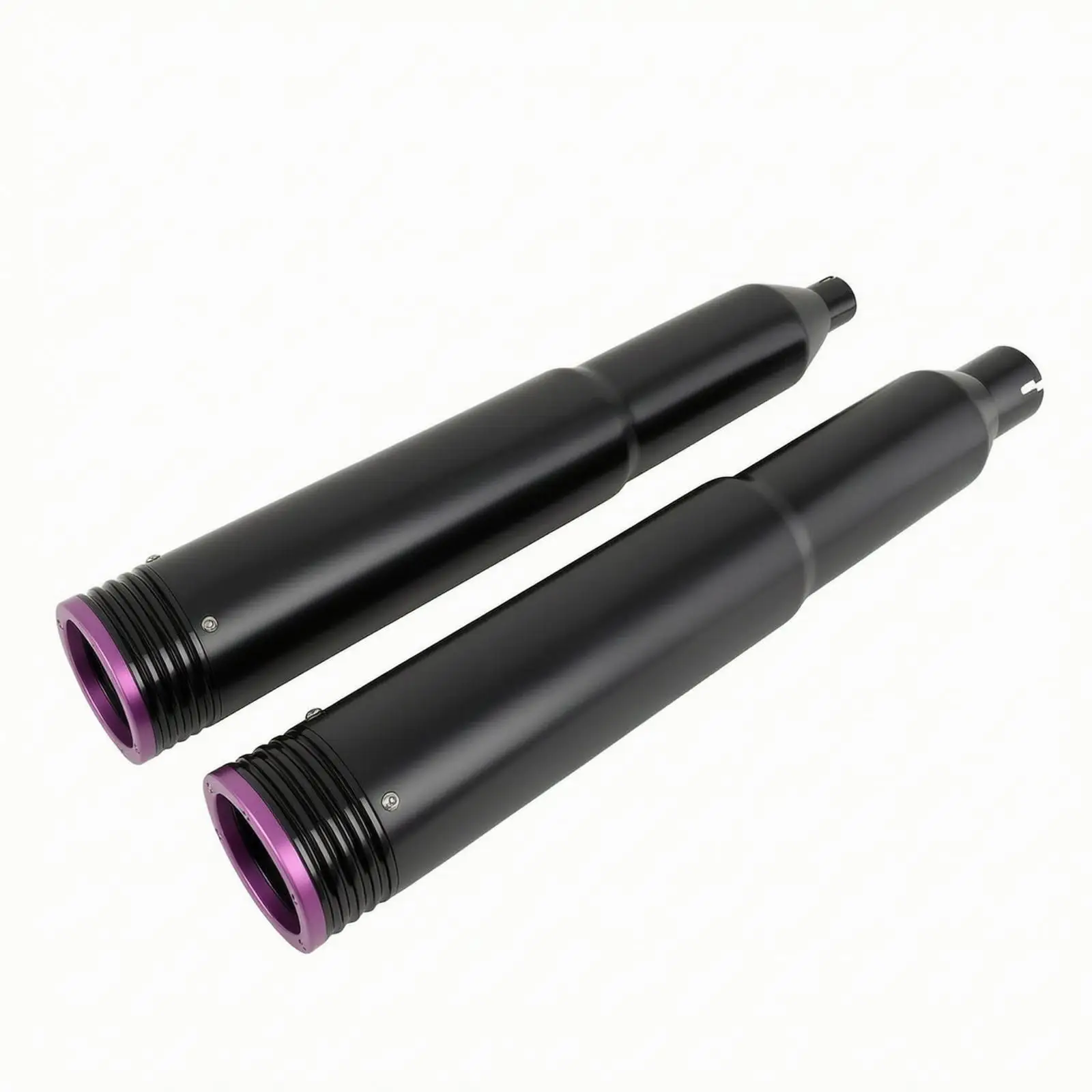 Motorcycle Exhaust Tail Tube Muffler Aluminum Alloy Dampener for Full Dress Adventure Cruiser Tourer Direct Bolt on