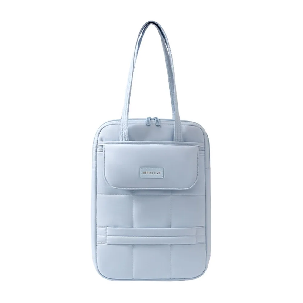 

Durable 15 Inch Laptop Sleeve Oxford Large Capacity Protective Bag Water Resistant Multi-purpose Laptop Shoulder Bag