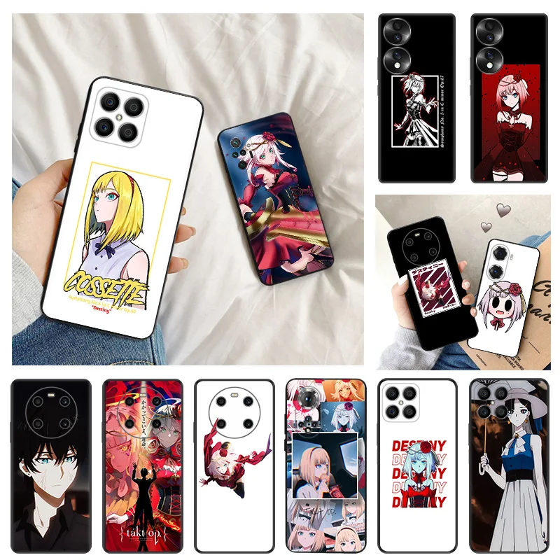 Ultra Thin Silicone Soft Phone Case For Honor X8 X7 X9 b X6 70 90 Magic5 Pro 8x Pixel 8 7 6 a Anime Takt op. Destiny Matte Cover