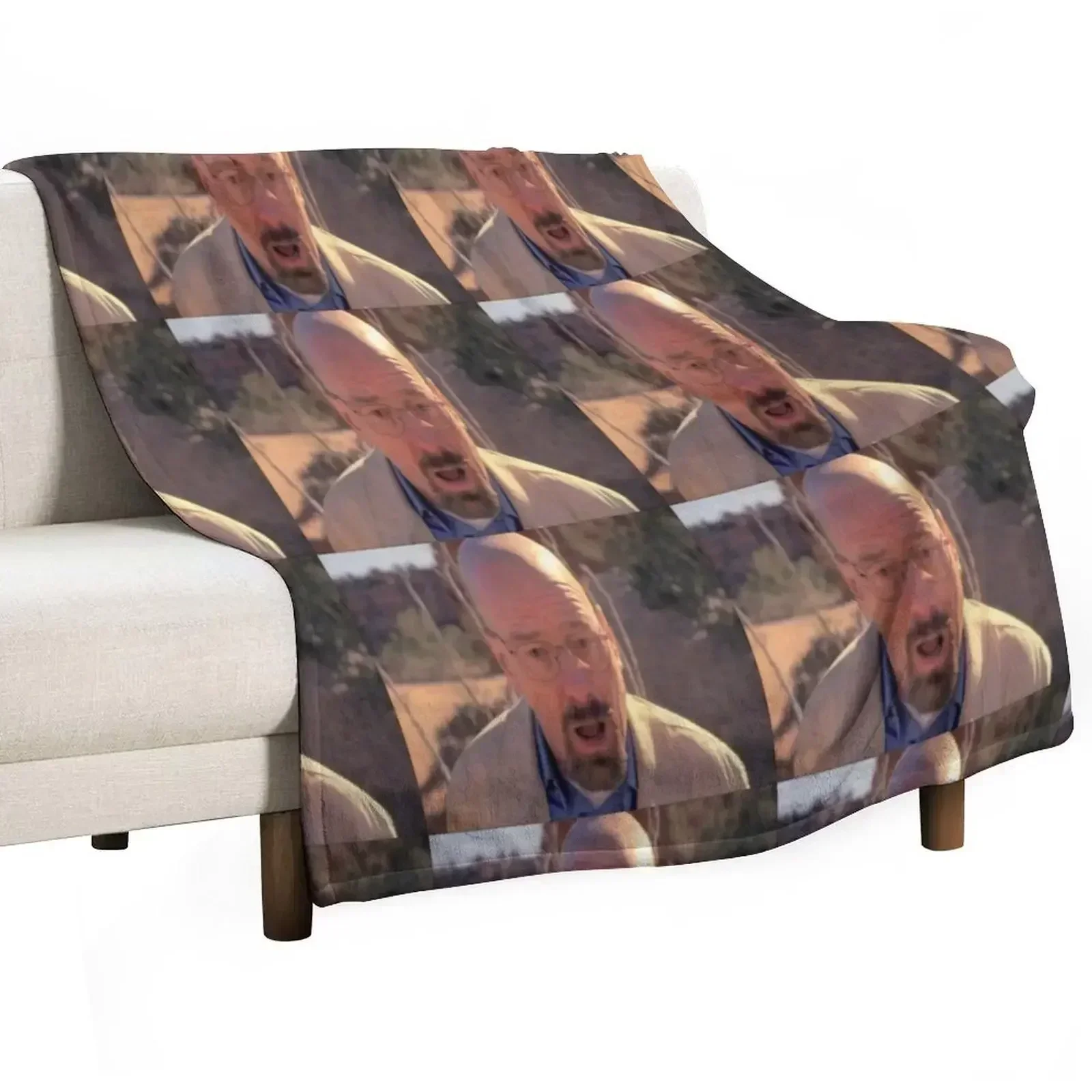Walter White Shocked Throw Blanket halloween Luxury Thicken Luxury Designer Soft Plaid Loose Quilt Blankets