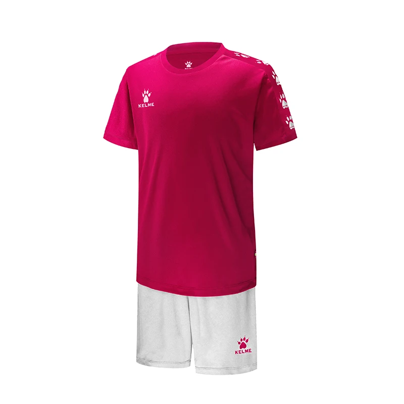 KELME Custom Kids Soccer Football Jerseys Team Uniforms Training Short sleeves Jerseys Shorts Survetement High Quality 3883033