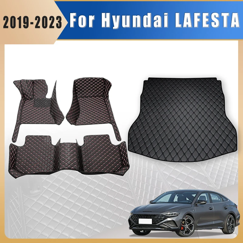 

Car Floor Mats Trunk Carpets For Hyundai LAFESTA 2019 2020 2021 2022 2023 Foot Pads Auto Accessories Interior Products Covers