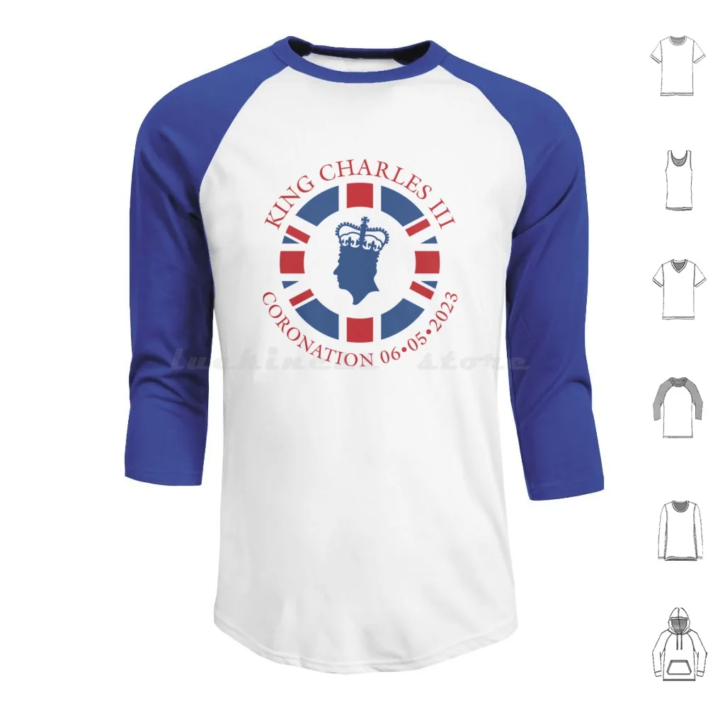 King Hoodie cotton Long Sleeve 06 05 2023 Royal United Kingdom Great Britain England Royalty King Iii God Save The