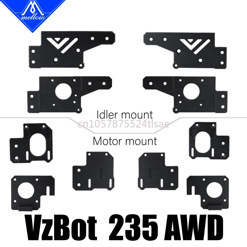 Genuine Authorized High Quality Vzbot235 3d Printer Xy Axis 4 Motor Awd Version Aluminum Bracket