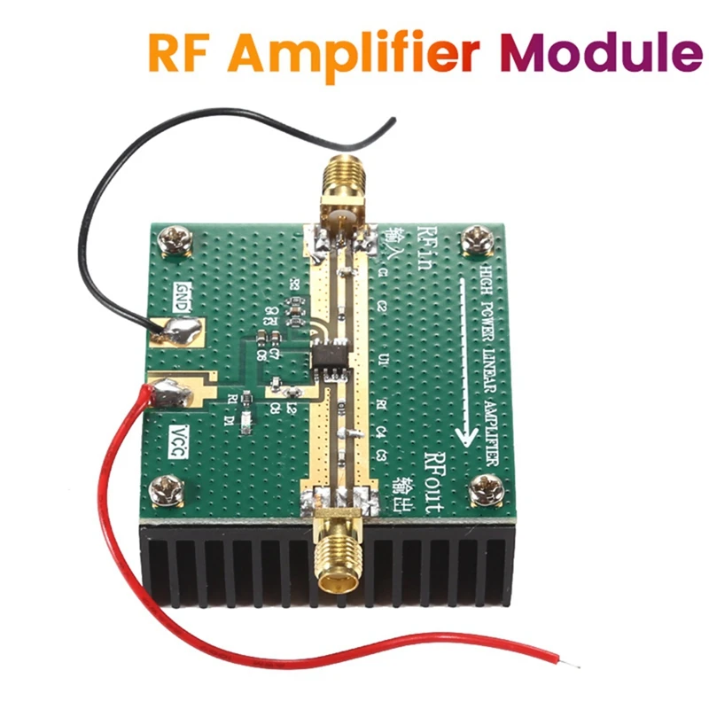 HF RF Broadband Power Amplifier โมดูล RF2126 เครื่องขยายเสียง 2.4 GHZ 1 W WIFI Bluetooth Mapping เครื่องขยายเสียงการกระจายความร้อน