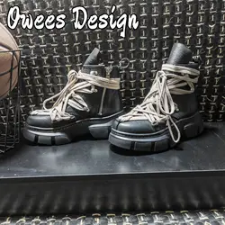 Brand Men Shoes Casual High Top Women Sneaker Leather Lace Up Black Geobasket Zip Roman Street Designer Quality Flat Ankle Boot