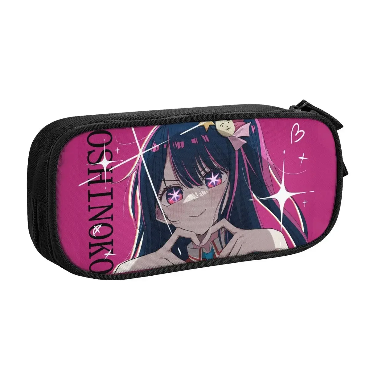 

Anime Oshi No Ko Ai Hoshino Big Capacity Pencil Pen Case Office College School Large Storage Bag Pouch Holder Box Organizer