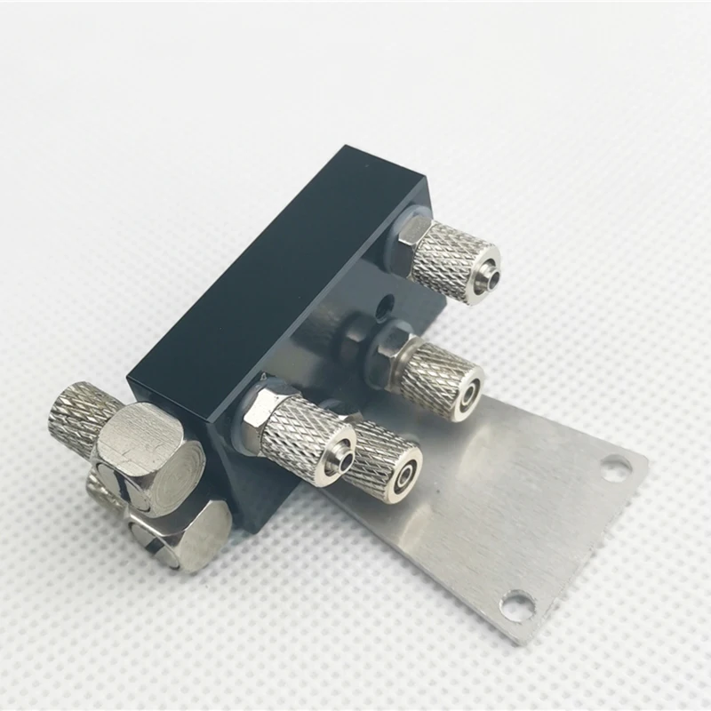 Model hydrauliczny RC duże ramię blok obwodu oleju pomocniczego dwukierunkowy trójdrożny blok zaworów 1/14 1/12 akcesoria do modeli koparek