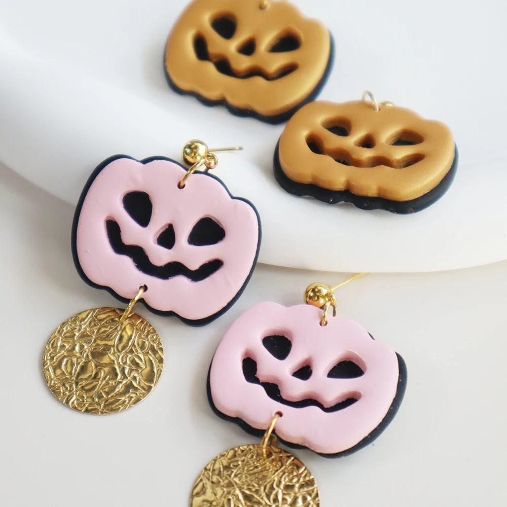 2024 New Fashion Halloween Pendant Earrings for Women Girl Pumpkin Ghostface Drop Earrings  Earring Jewelry Accessory Gift