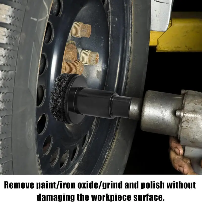 سيارة محور عجلات الصلب حافة الصدأ برهان تلميع القرص محور عجلات قرص فرامل ومحور رئيس إزالة الصدأ أداة الصيانة الملحقات #5