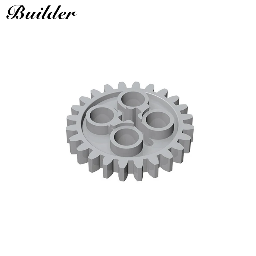 Little Builder 3648 MOC Technology Part 24 Tooth Gear Chainring Building blocksfai da te assembla particelle giocattoli per bambini 10 pezzi