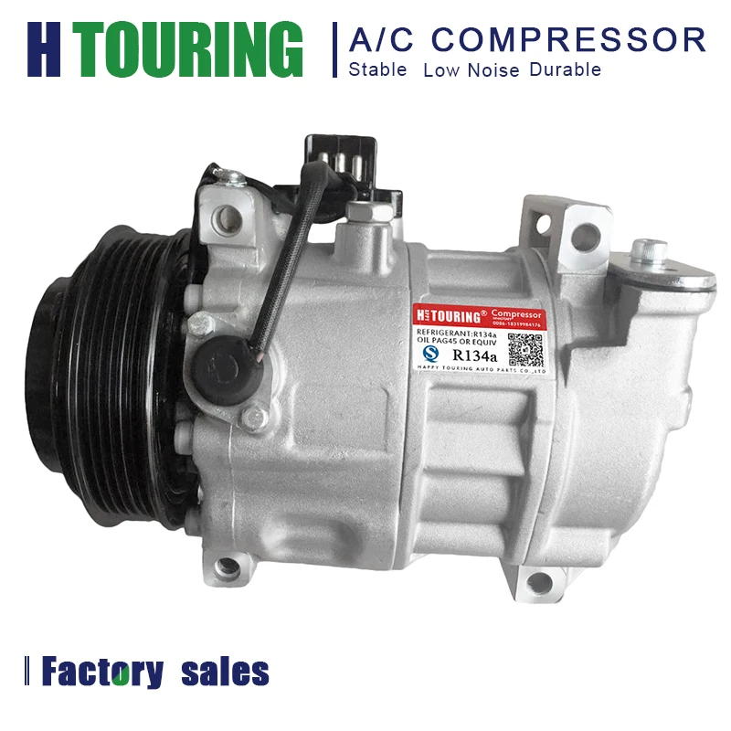 

6CA17C Air AC Compressor For Mercedes Benz W202 S202 C280 C180 A208 C36 A0002301311 0002340711 0002345203 447200-9053 810850009