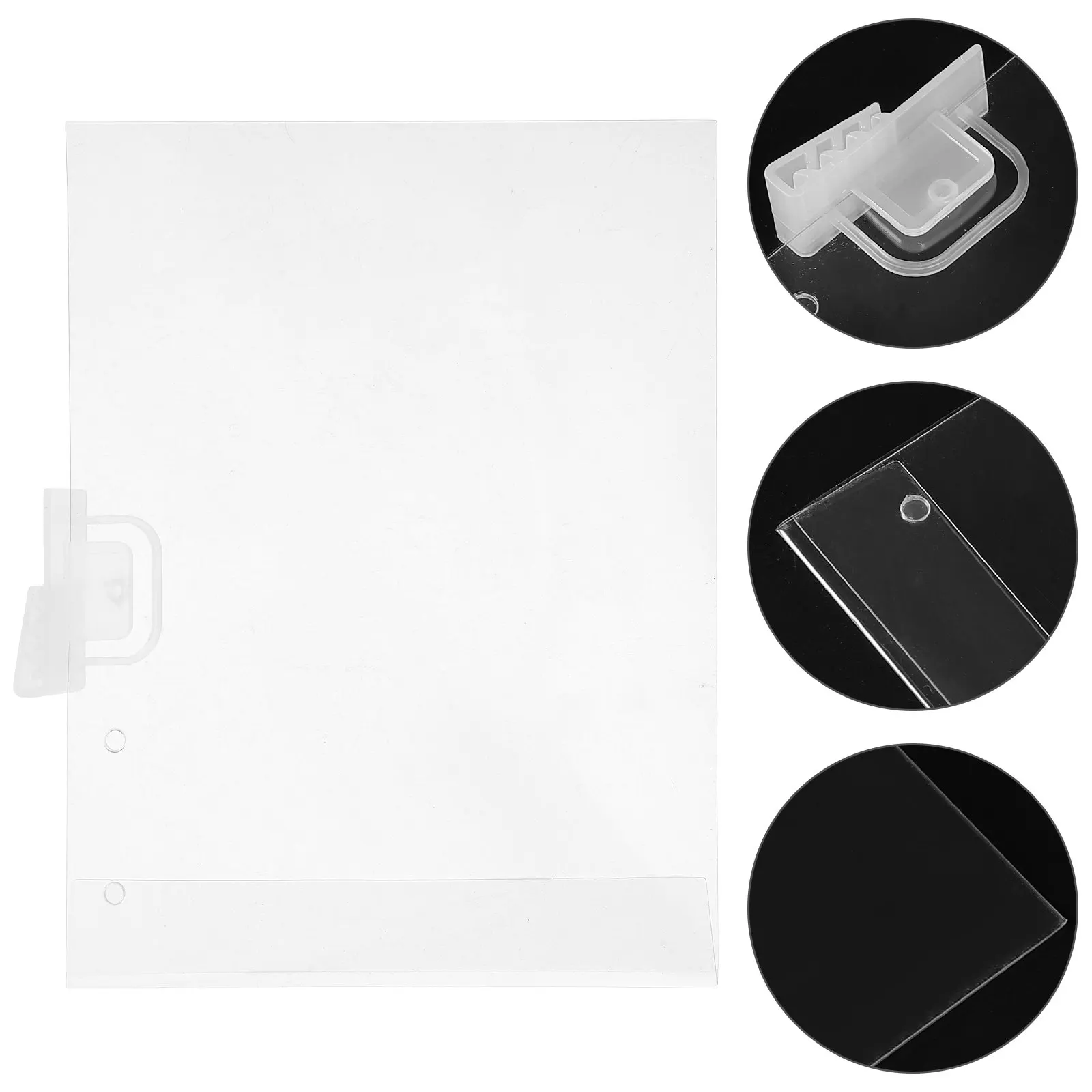 

10 шт. прозрачных держателей ценников из ПВХ, подставки для вывесок, держатели этикеток для розничных магазинов и супермаркетов, держатели ценников для полок