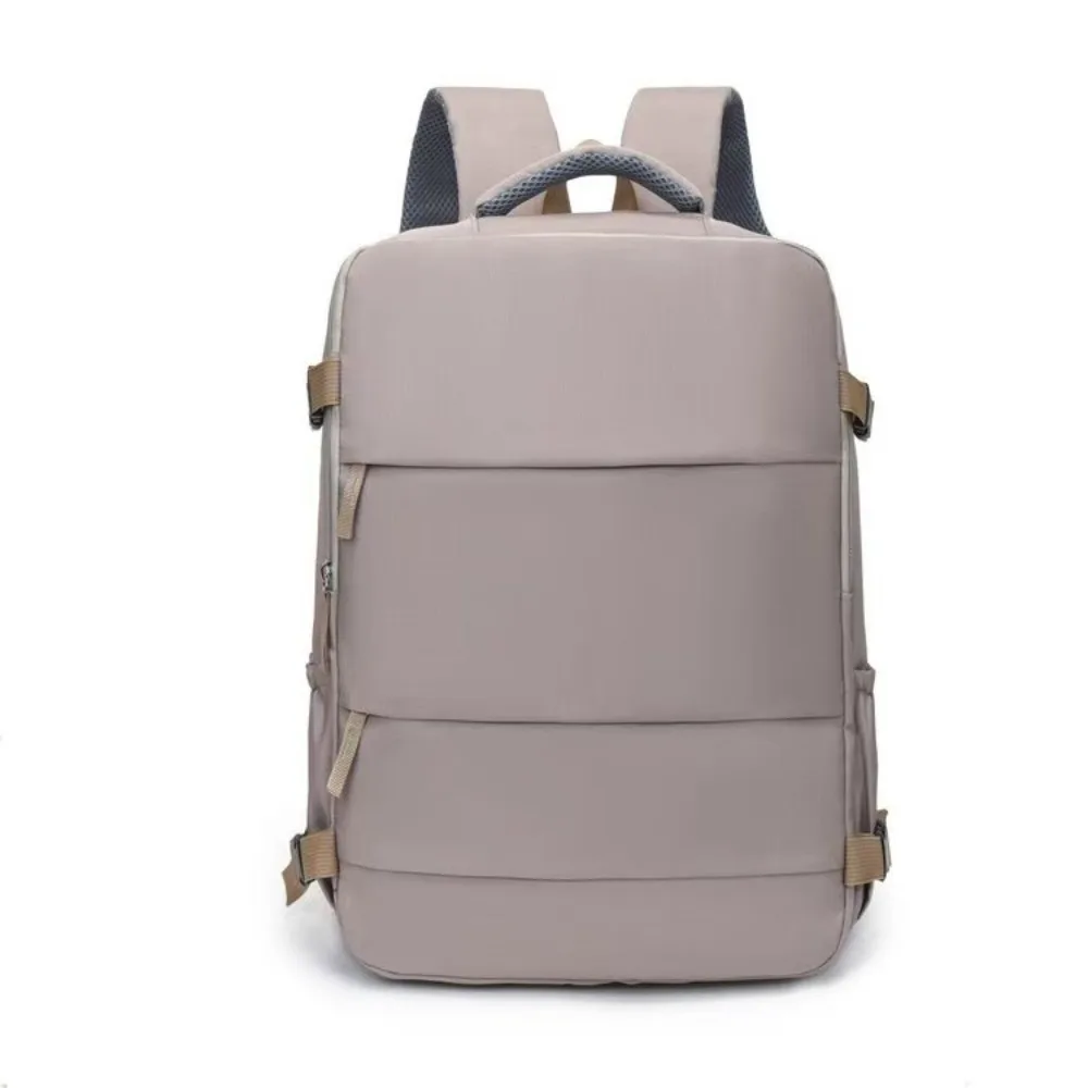 

Lightweight Women's Backpack Casual Large Capacity Student Schoolbag Portable Solid color Travel Laptop Rucksack Outdoor