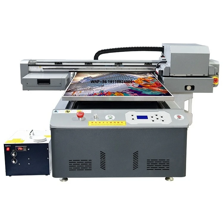 Locor UV 60*90 cm A1 A2 Size Digital Inkjet UV Flatbed Printer UV Led 3D Effect Flatbed Plotter Price in China
