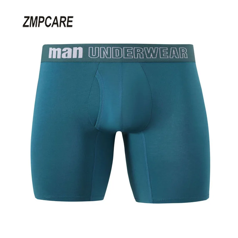 Boxer da uomo a vita media mutandine intimo uomo senza cuciture in fibra di bambù Plus Size Boxer con apertura sul cavallo mutandine maschili 5XL