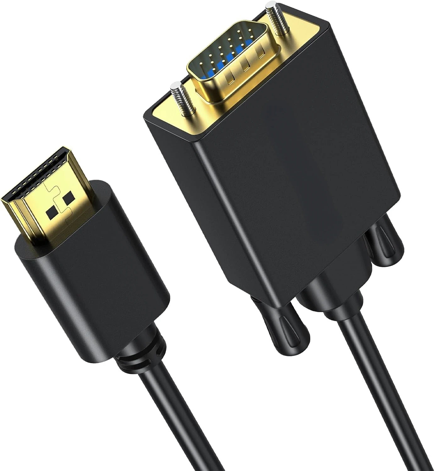 

to VGA Adapter, to VGA Converter Male to VGA Female Adaptador for Computer, Desktop, Laptop, PC, Monitor, Projector, HDTV, Chr