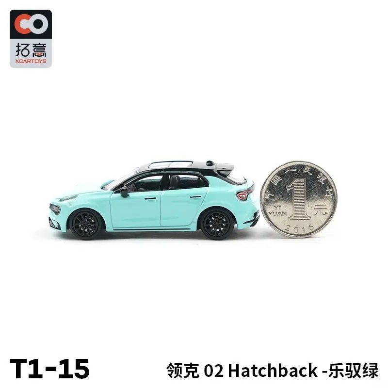 Tuoyi سبيكة سيارة نموذج 1/64 Lynk & Co 02TCR 2022 Ma Qinghua نسخة محاكاة الصبي سيارات لعبة نموذج