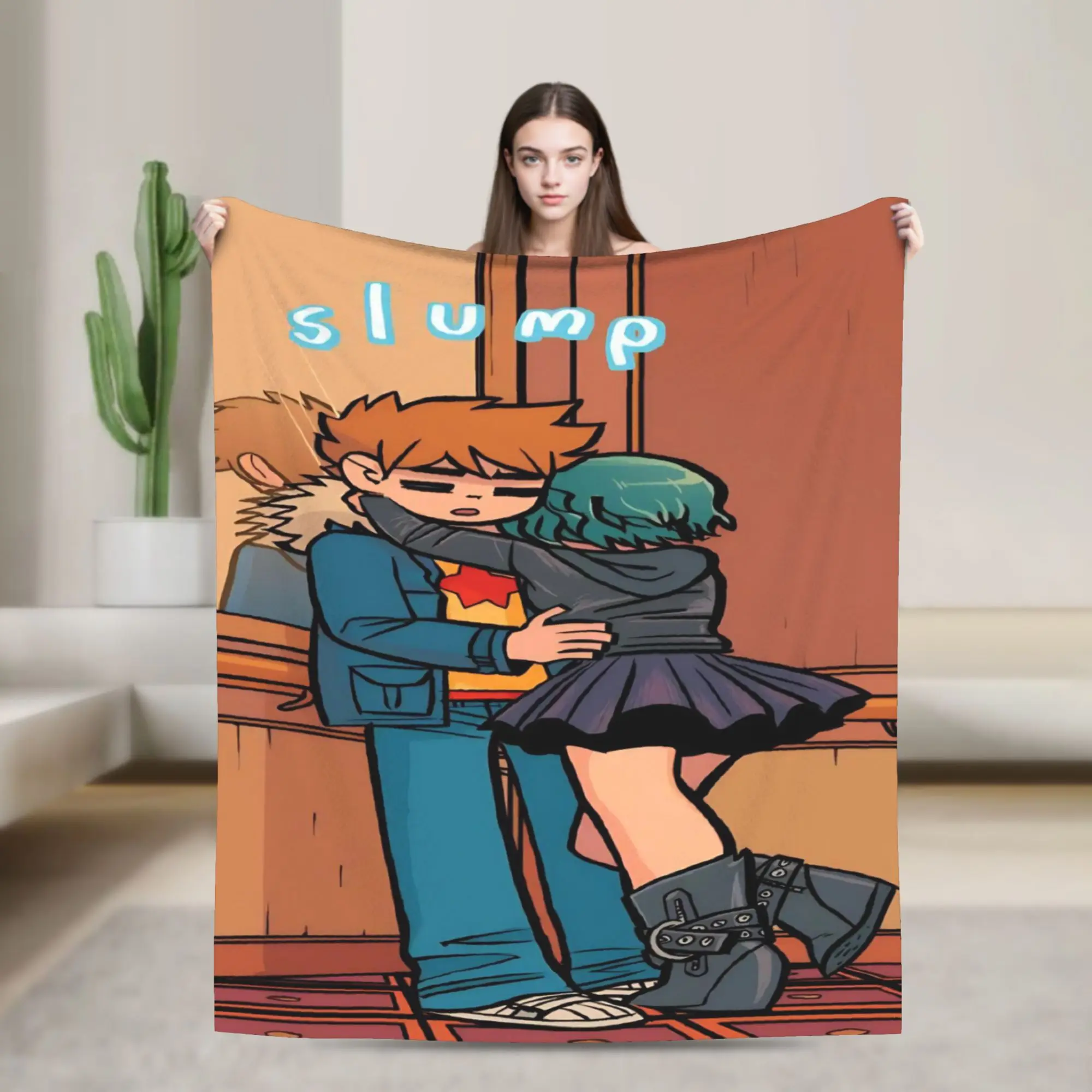 Scott Pilgrim vs. the World Blankets Soft Velvet Healing Gift  Throw Blanket Rug Piece