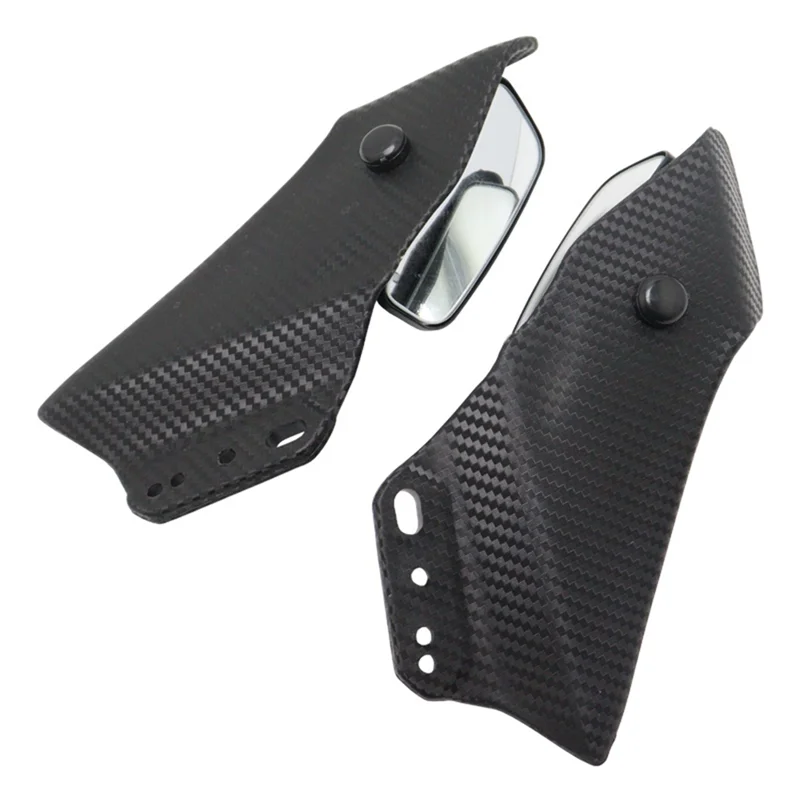 Universal Motorcycle Adjustable Flank Spoiler Fairing with Mirrors for CBR650R YZF R1 YZF R6