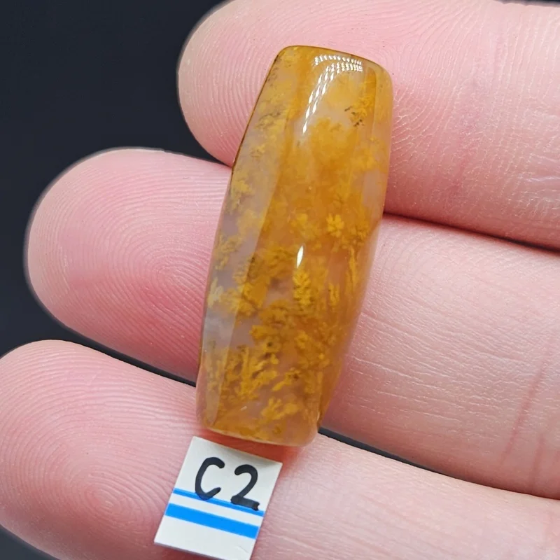 Natural Yellow Aquatic Plant Agate Prayer Beads Madagascar witchcraft Stone Crystal Healing Energy Gift Feng Shui Home Decoratio