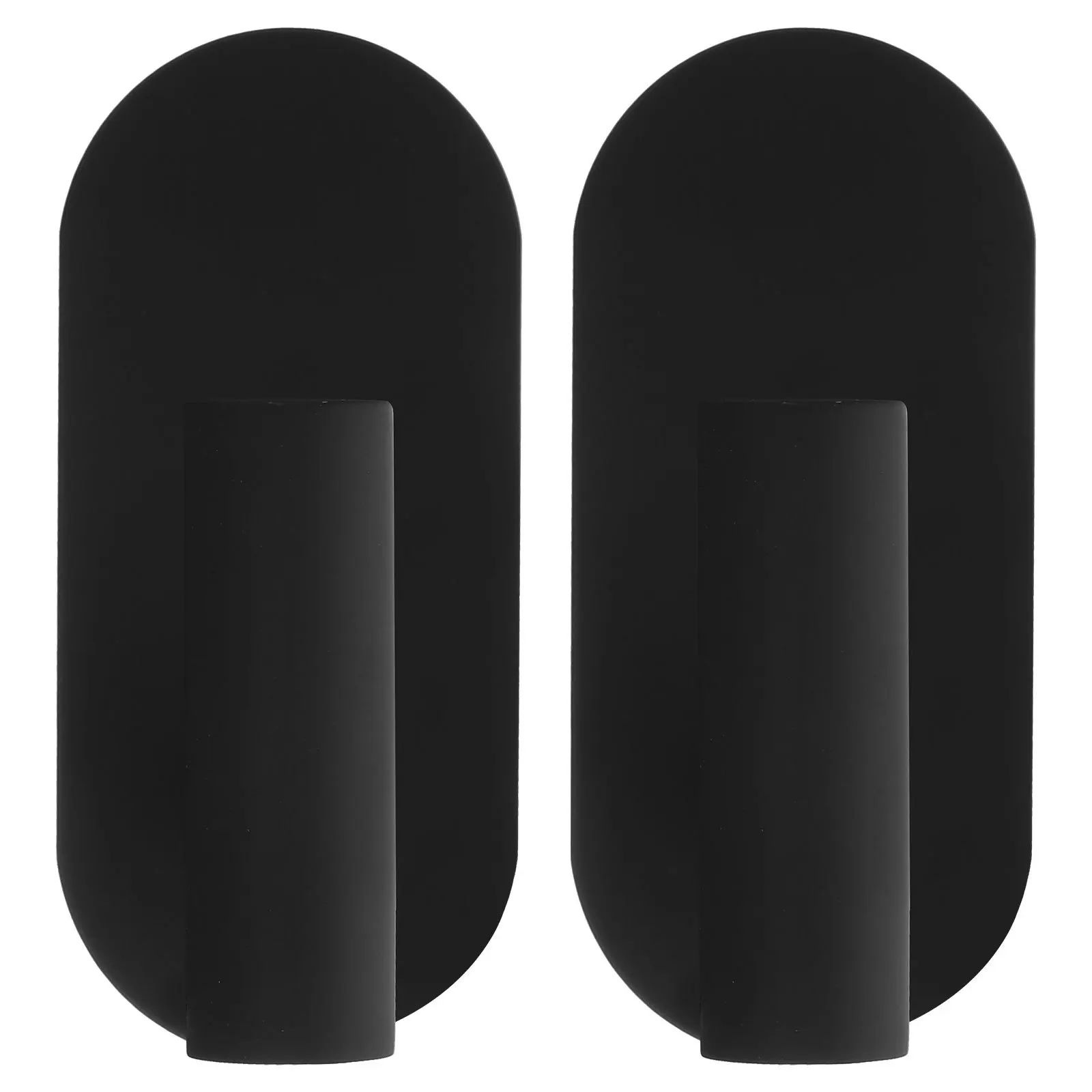 

2pcs Stainless Steel Adhesive Hook Oval Matte Finish For Kitchen Bathroom Tile Backsplash Wood Glass Metal Plastic Surfaces