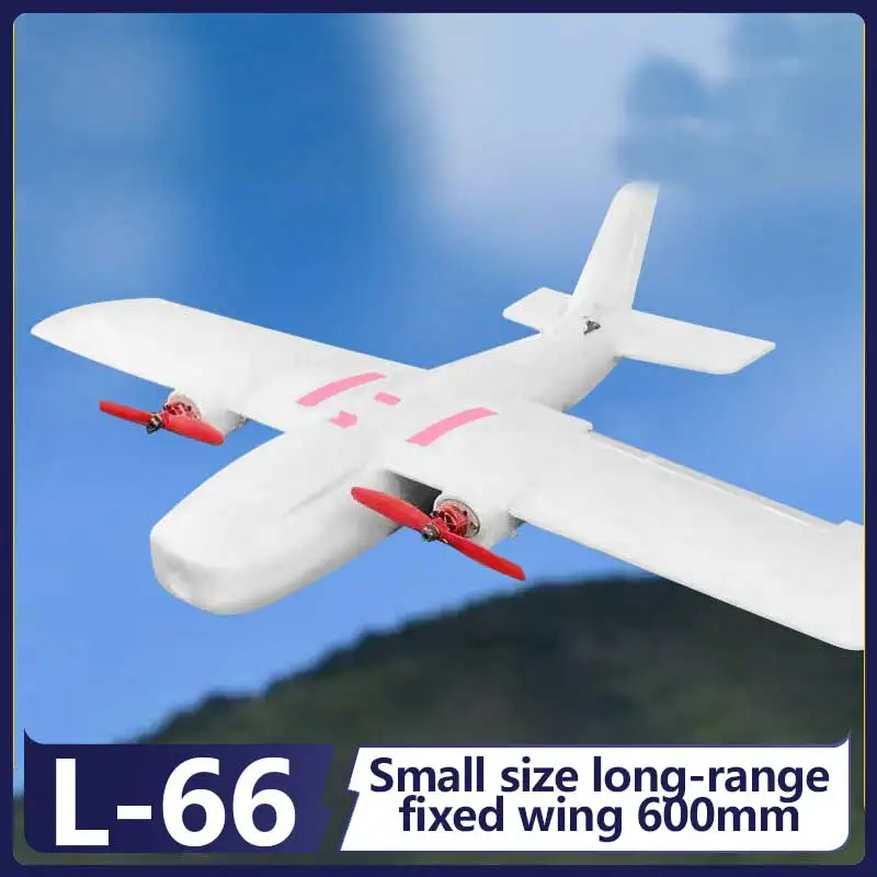 

Remote Control Toy L66 Small Size Dual Generator Long-Distance Fixed Wing Model 660mm Wingspan Quick Detachable Portable