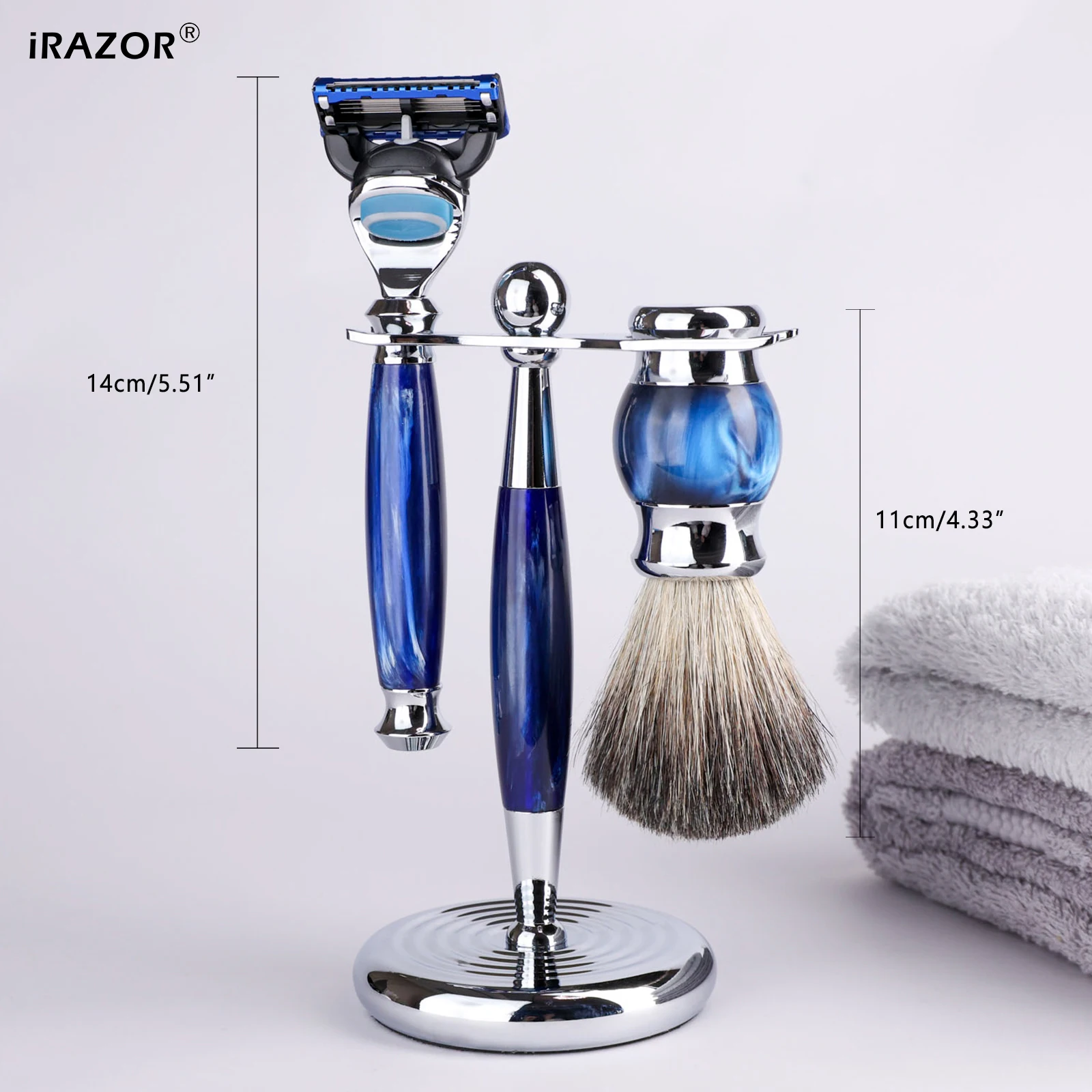 iRAZOR Men's Wet Shaving Kit 5 - Men'S Grooming Underarm 评论和价格