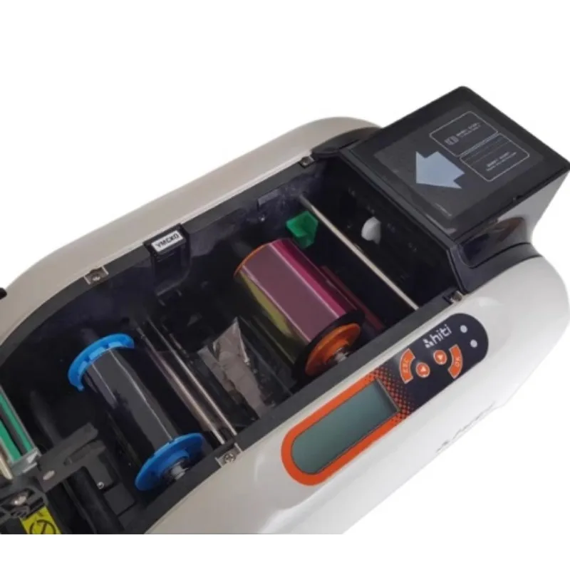

Used CS220E Table Single-Sided Double-Sided Direct Card Printing Matte Plastic PVC Identity Card Printer