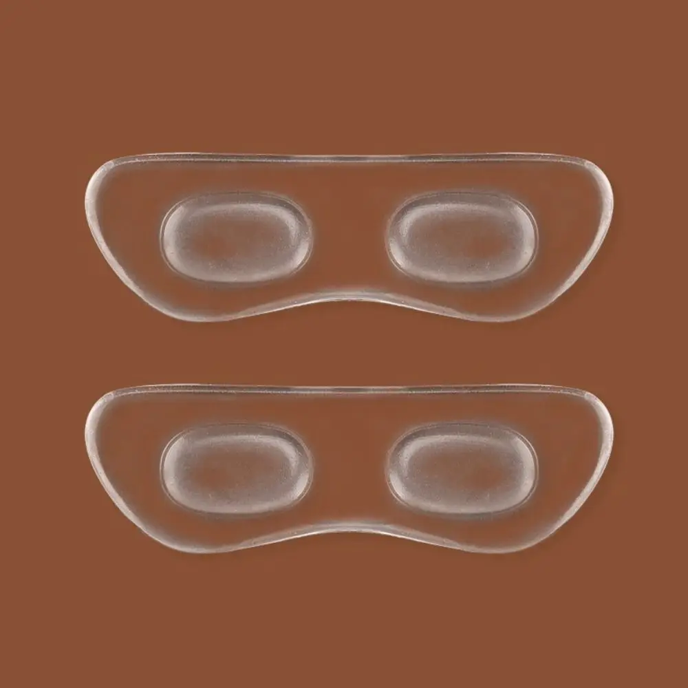 2pcs Pain Relief Gel Heel Patch Non Slip Feet Care Shoe Cushion Pads Adhesive Invisible Back Heel Protector Sticker High Heels