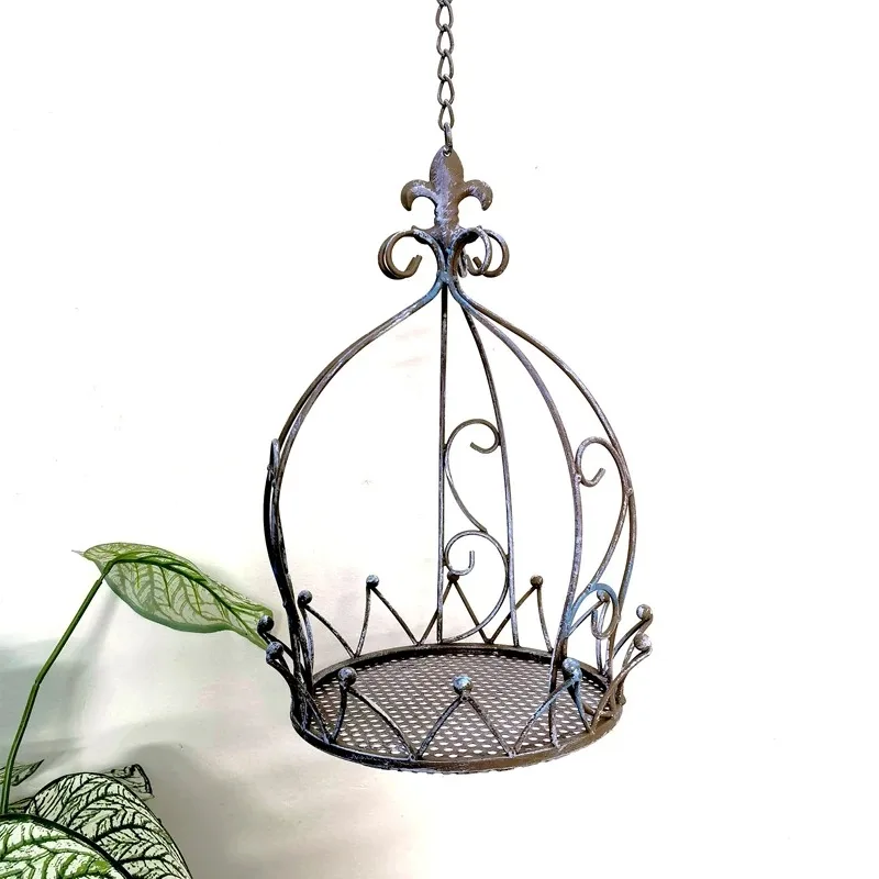Crown type hanging plant stand hanging flower pot suitable for indoor and outdoor hanging plants