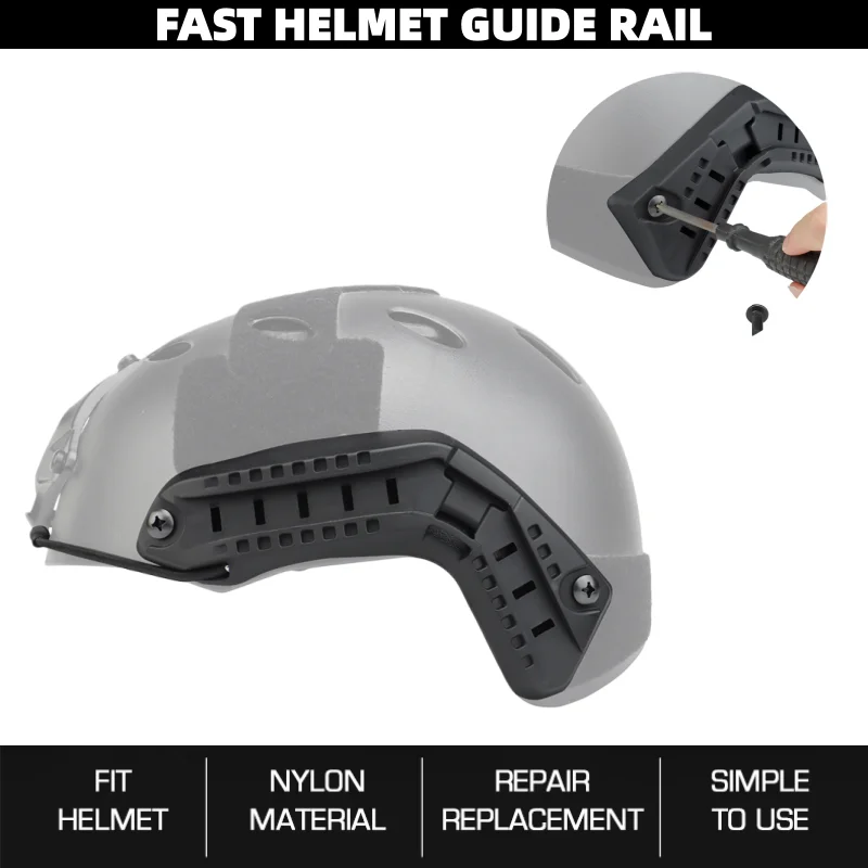 

Adventure Helmet Mounting Rail | Universal Accessory Adapter | for Wilderness Use