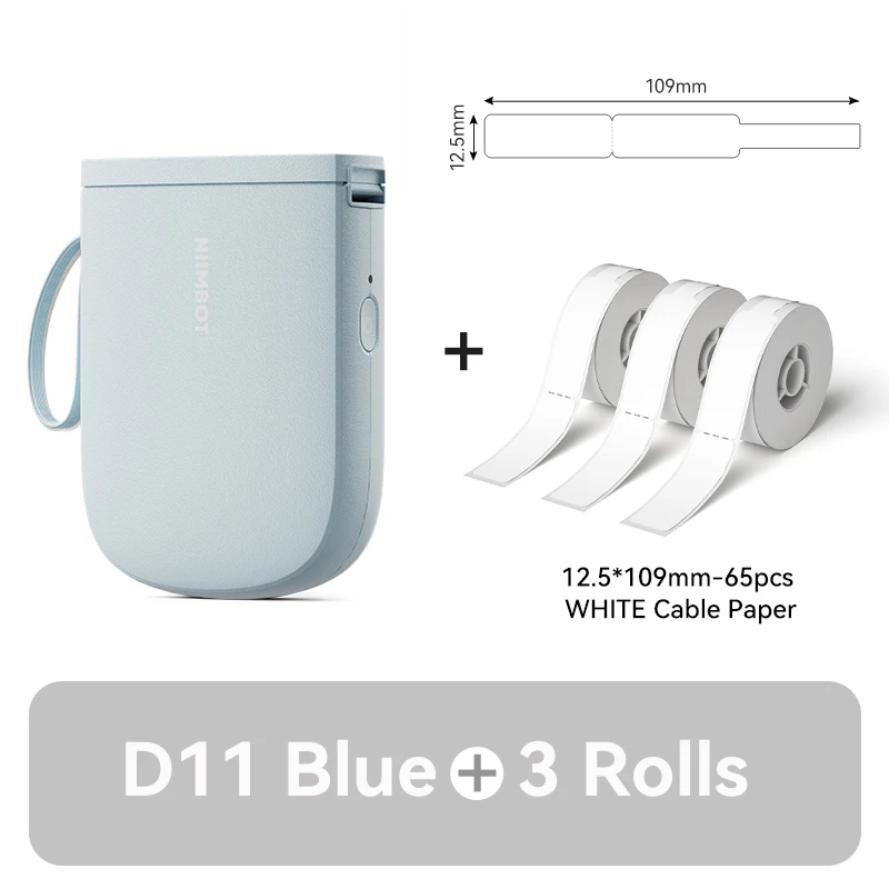 NIIMBOT D11 Nieuwe Versie Labelprinter Mini Draagbare 300 DPI Bluetooth Draadloze Label Maker Naamplaatje Keuken Sticker PrintingMaker