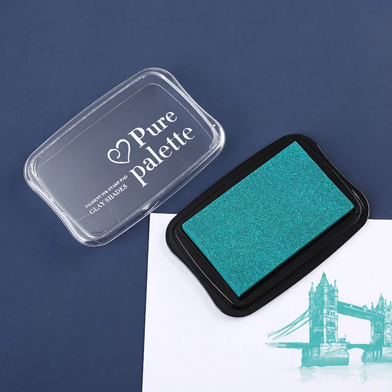 12 kleuren groot formaat vintage stempelkussen voor stempel DIY ambachten scrapbooking inktkussens rubberen houten stempels papier stempelkussen papier decor