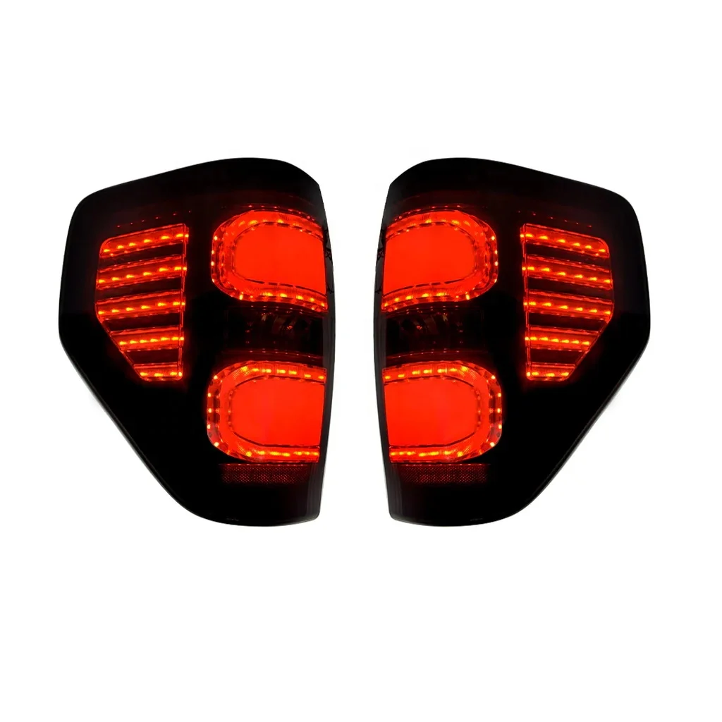 

US Stock New smoked LED taillights With Bulb for 09-14 Ford F150