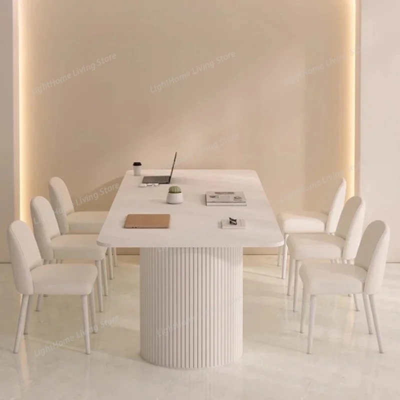 120 140 160 180 200 220 240 Cm Cream Style Rock Slab Countertops Conference Table Desk Luxury Meeting Tables Negotiation Table