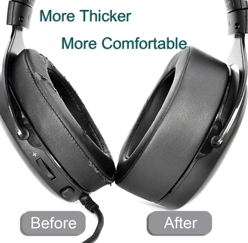 Oreillettes de remplacement pour casque Corsair Pro, coussinets d'oreille, housse de protection standard, bande de sauna, pièces de réparation, jeux, HS50, HS60, HS70