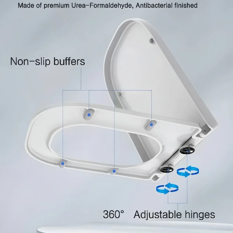 6pcs/lot Plastic Antislip Gasket Toilet Seat Cushion Pads Cover Bumper Bathroom Lifter Kits Bathroom Accessories