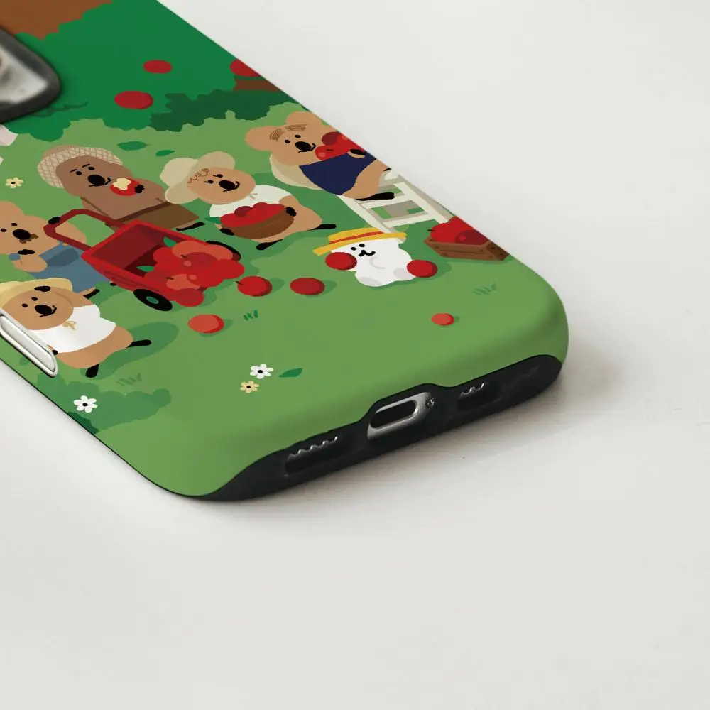 حافظة هاتف لهاتف آيفون 17 16 15 14 13 12 Pro Max Plus لامعة عالية الدقة بطبقة مزدوجة غلاف صلب سائل كرتوني Dinotaengs