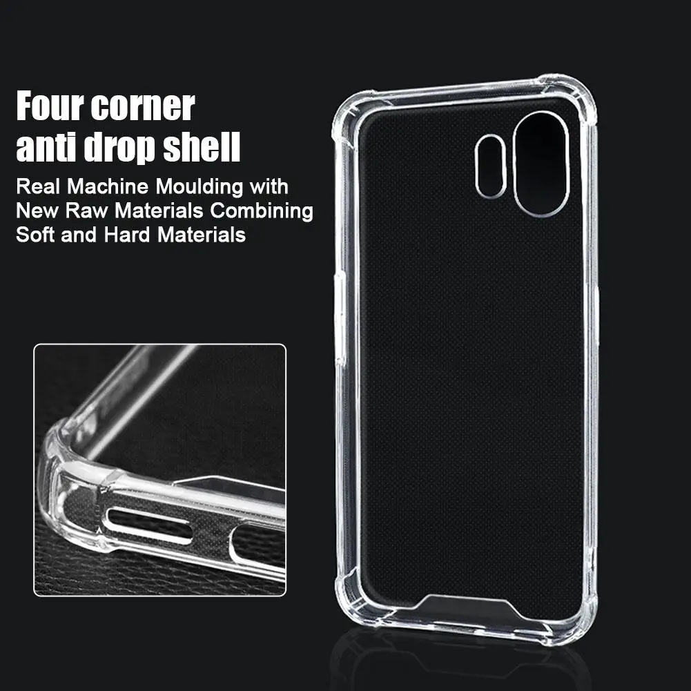 Four-corner Anti-fall Transparent Mobile Phone Case For Nothing Phone 2A Phone Case image 4