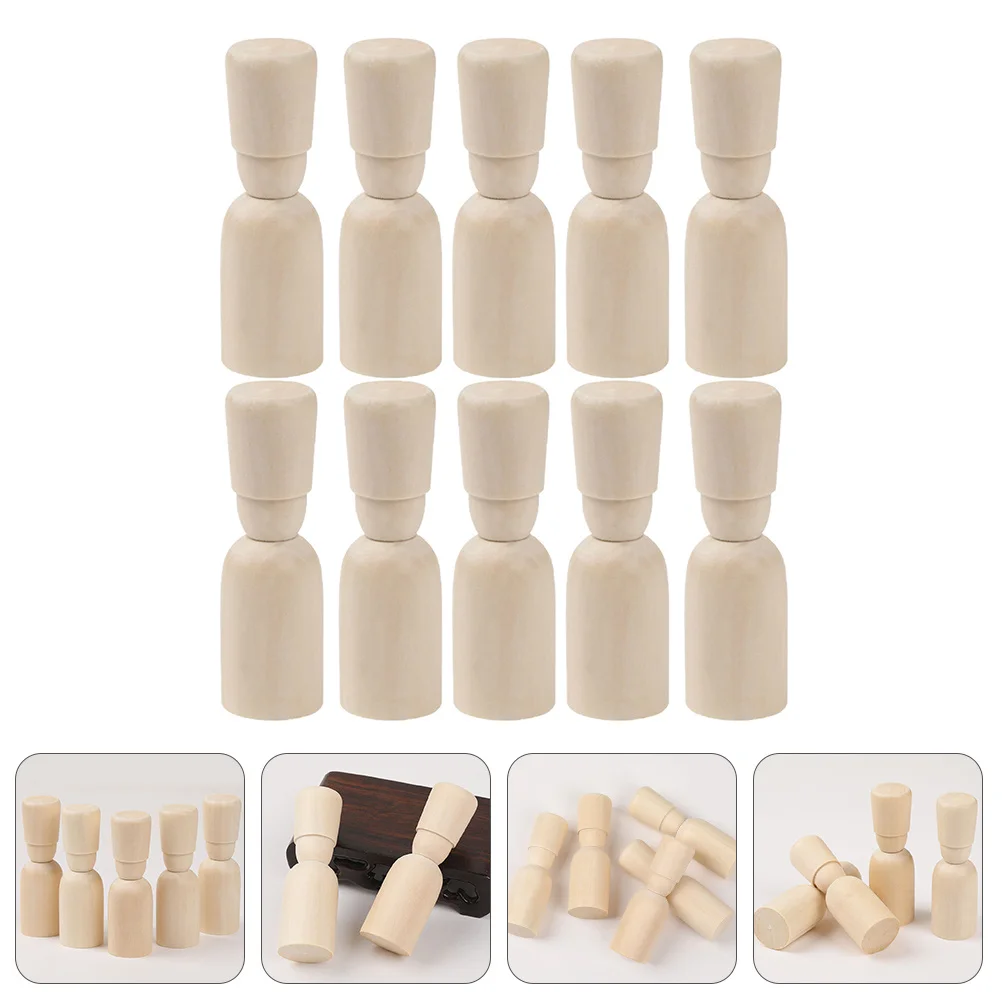 20 قطعة خشبية لتقوم بها بنفسك دمى الكتابة على الجدران الحرف الإبداعية للأطفال سهلة اللوحة صديقة للبيئة آمنة ربط خشبي اللوحة اليدوية