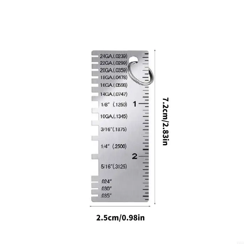 Strumento misurazione dello spessore del filo a doppio lato