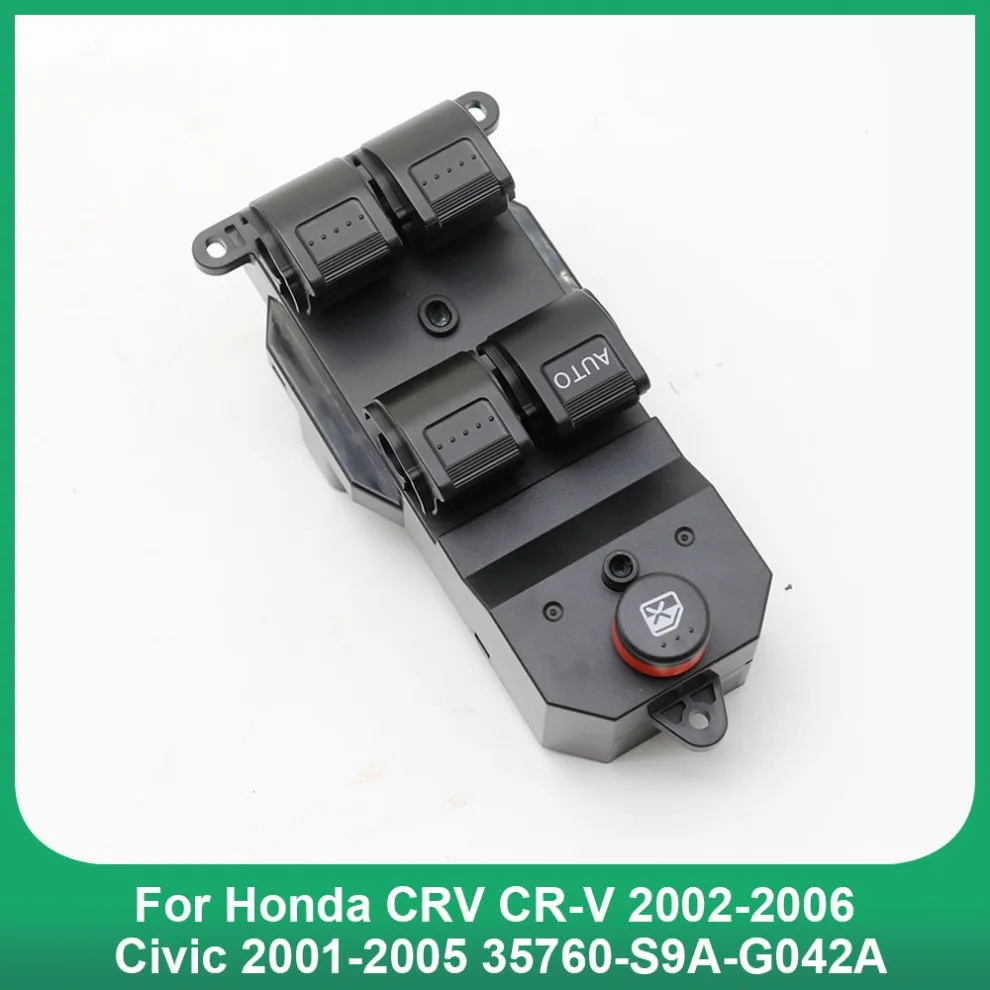 35760-S9A-G042A 35760-S9A-G042 35760S9AG042A Power Window Regulator Master Switch For Honda CRV CR-V 2002-2006 Civic 2001-2005