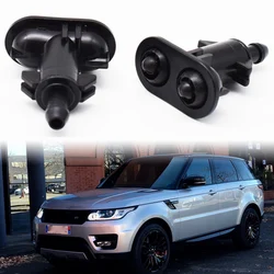 2pcs Headlight Washer Nozzle For Sport L320 2010-2013 ABS Plastic Black LR015359 LR015358
