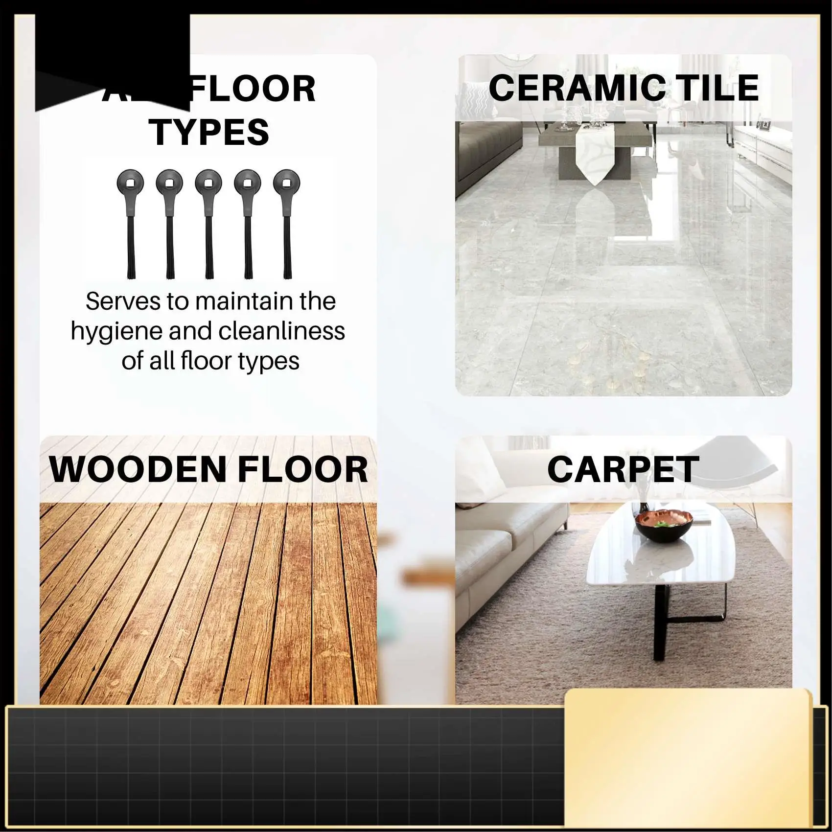 10 Pack Side Brushe… - image