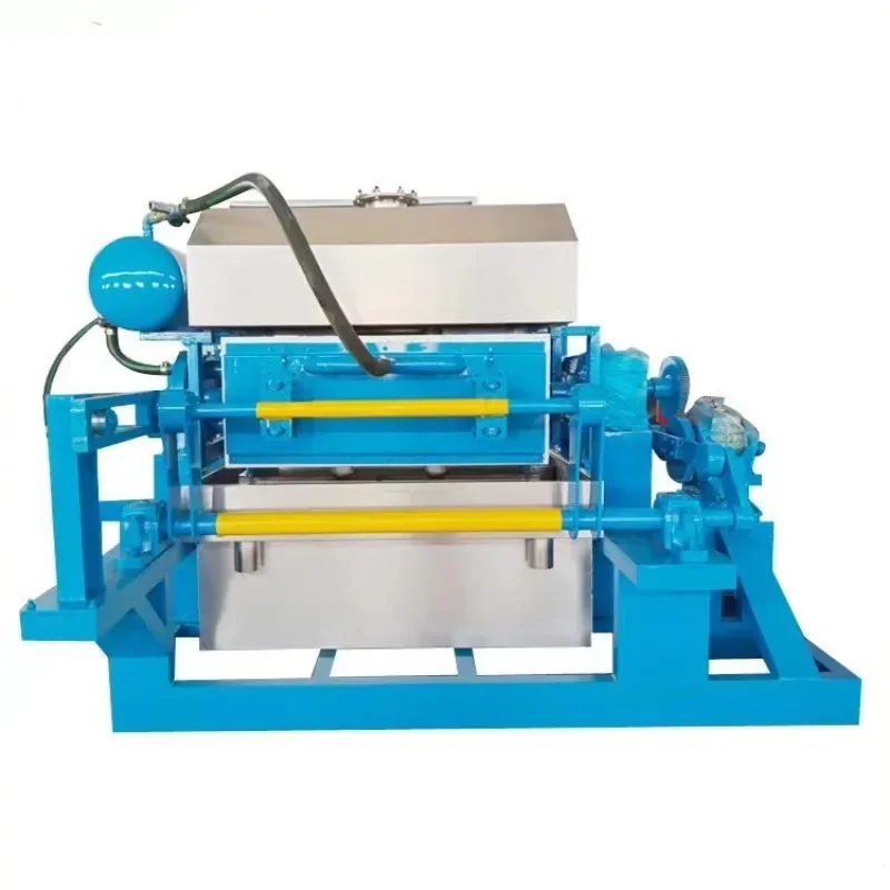 

Small Automatic Egg Tray Machine Production Line 1000pcs/hr Alveoles Egg Tray Machine Set Egg Tray Product Making Machinery