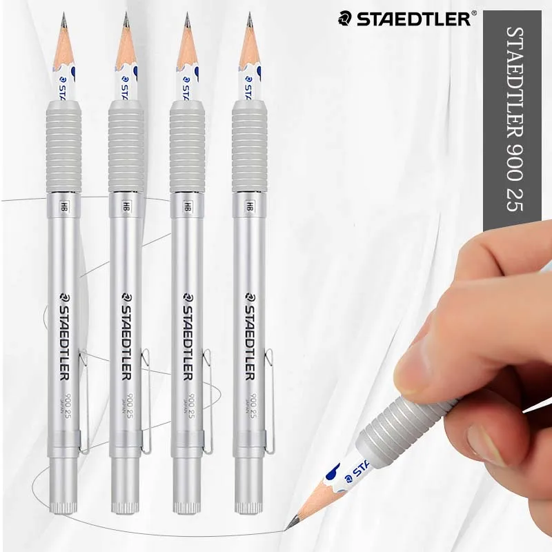 1Pc Staedtler Pencil Extender Holder (900 25) Metal Rod Comes with Eraser School Office Painting Art Write Tool