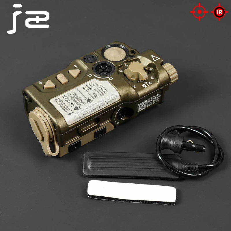 Raid-X Tactische Rood Groen Laser Metalen Richtingaanwijzer Laser/IR Strobe Geschikt voor 20mm Rail Airsoft Jacht wapens Accessorie